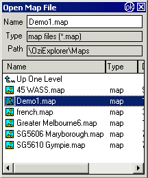 Open Map File
